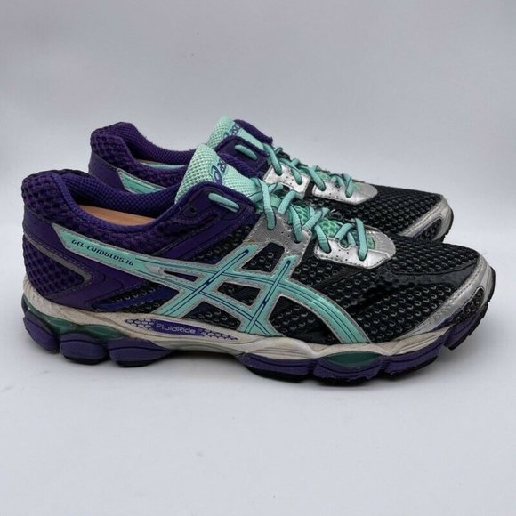 ASICS Womens Gel-Cumulus 16 Running Shoes Black - Picture 1 of 7